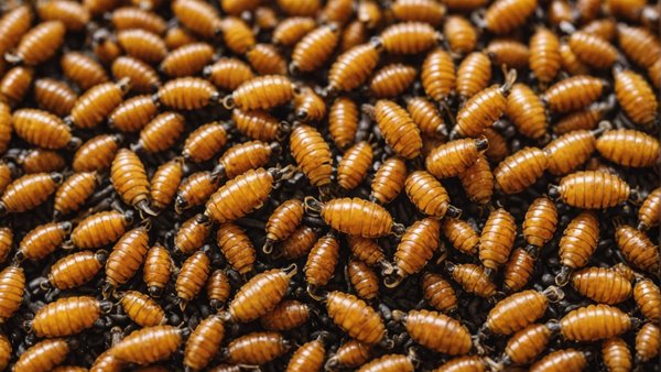 Vers de farine vivants : aliment idéal pour vos poules et oiseaux